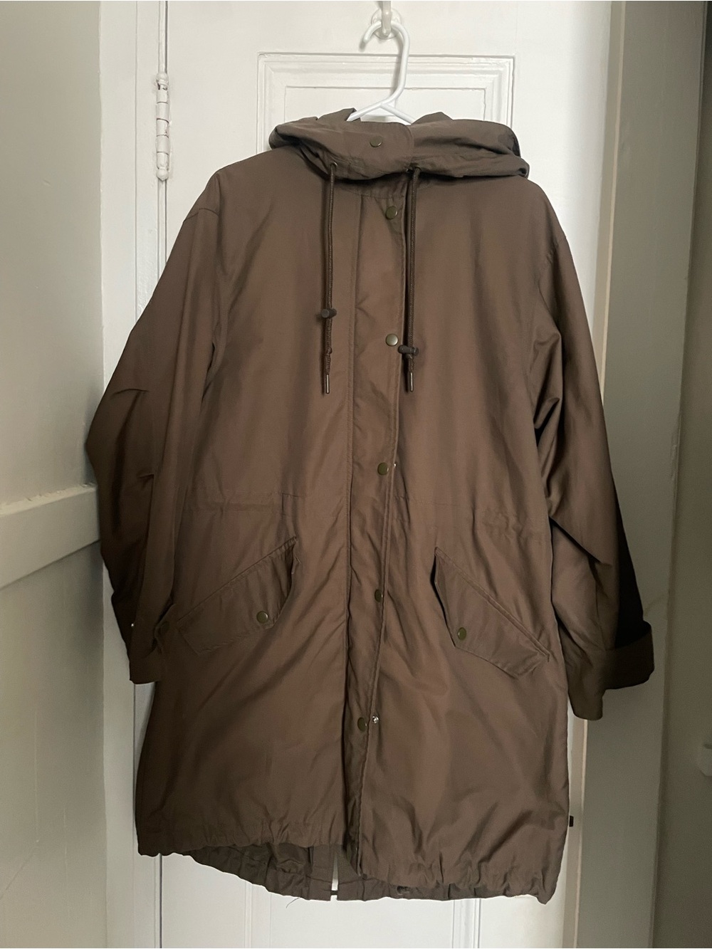 Women’s H&M Olive Green Hooded Parka Jacket